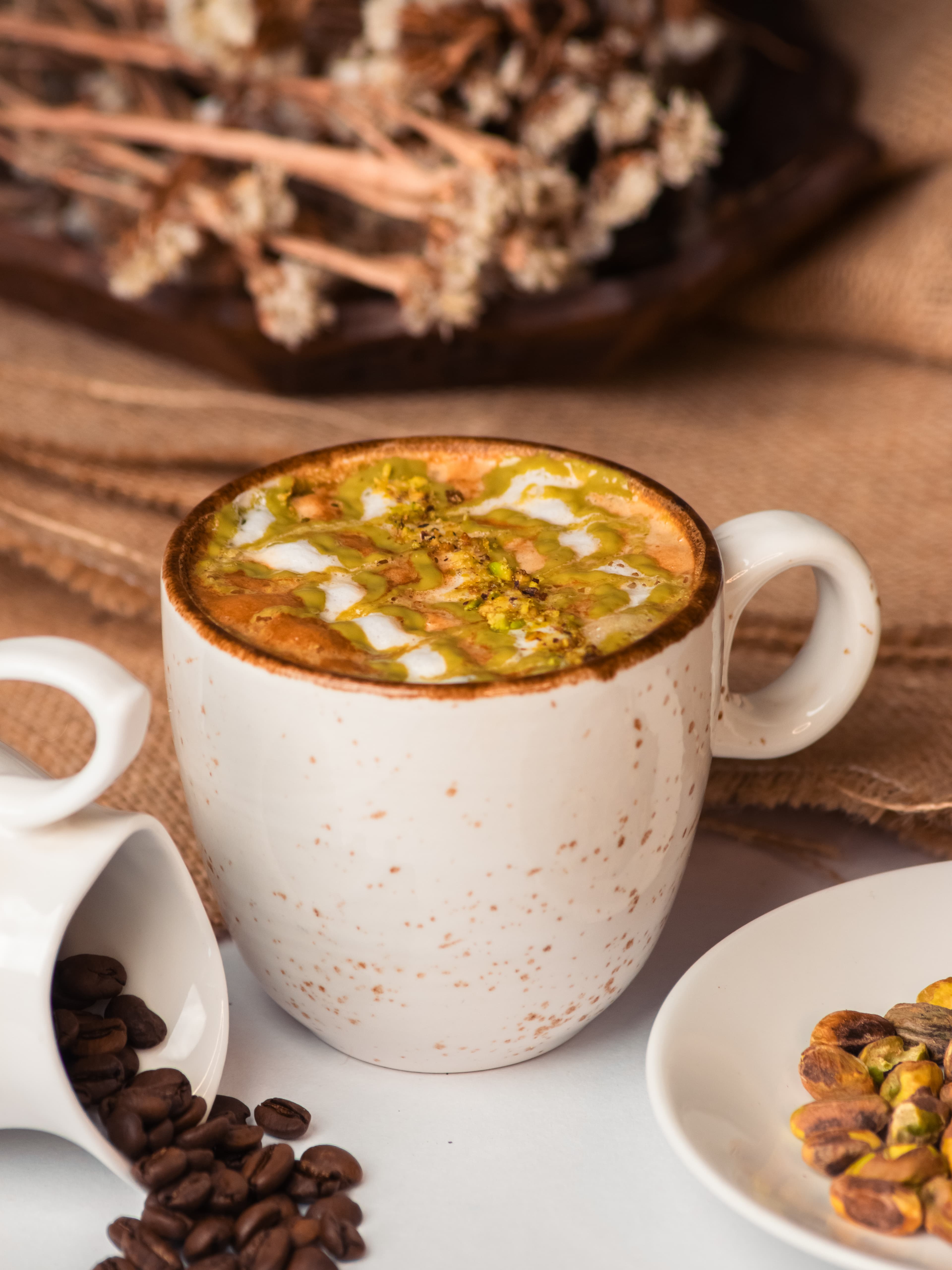 Pistachio Latte (Hot)
